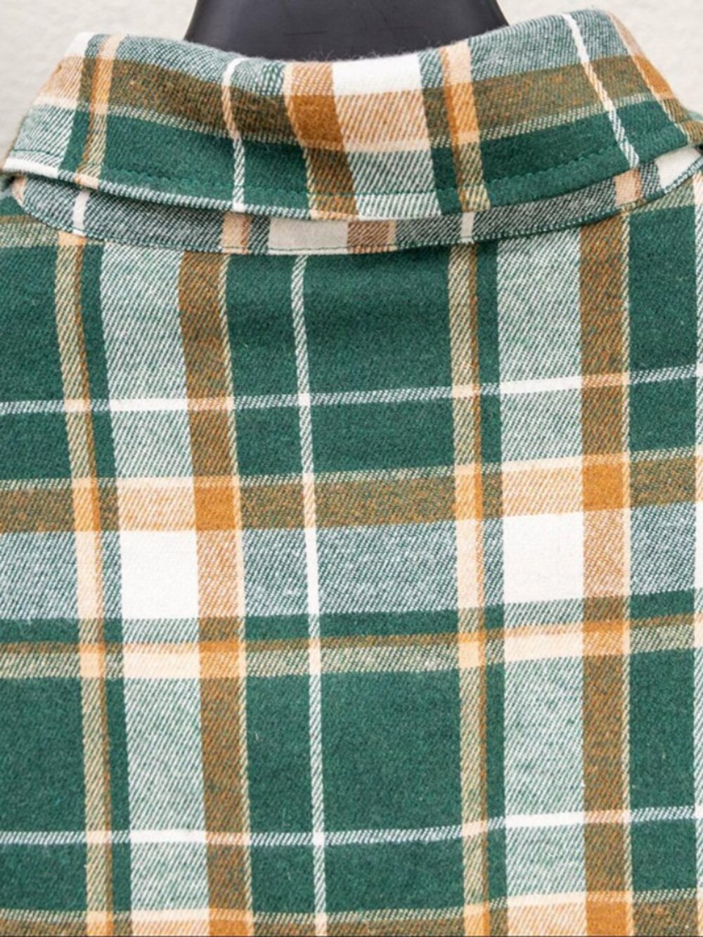 Chrome Hearts Plaid Padded Shirt Jacket In Green - Picture 4 of 9